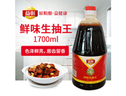 益彰鲜味生抽王1700ml